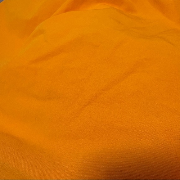 Mango Orange One‑Shoulder Dress Sleek Vibrant Asymmetrical Midi Women’s Size 6 - Picture 8 of 15